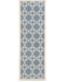 Safavieh Courtyard Blue and Beige 2'3" x 10' Sisal Weave Runner Area Rug